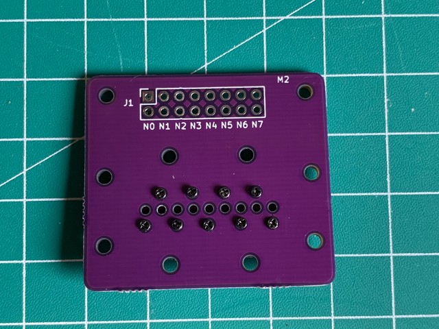 nozzle PCB on connector PCB with all screws