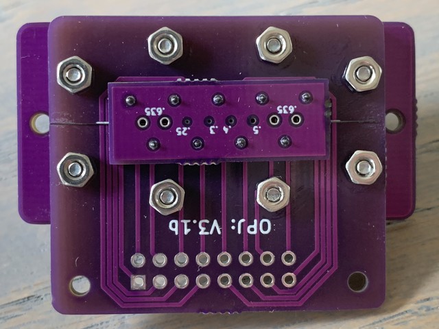 nozzle PCB badly aligned with connector PCB