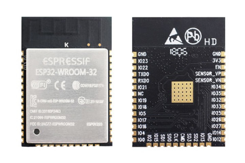 ESP32 front and back